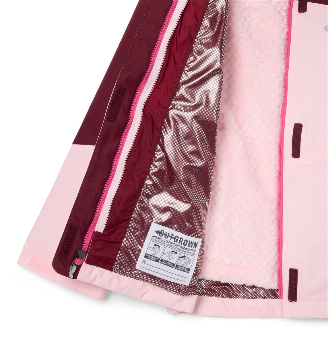 Campera Bugaboo Iii Fleece Omni-Heat Rosado