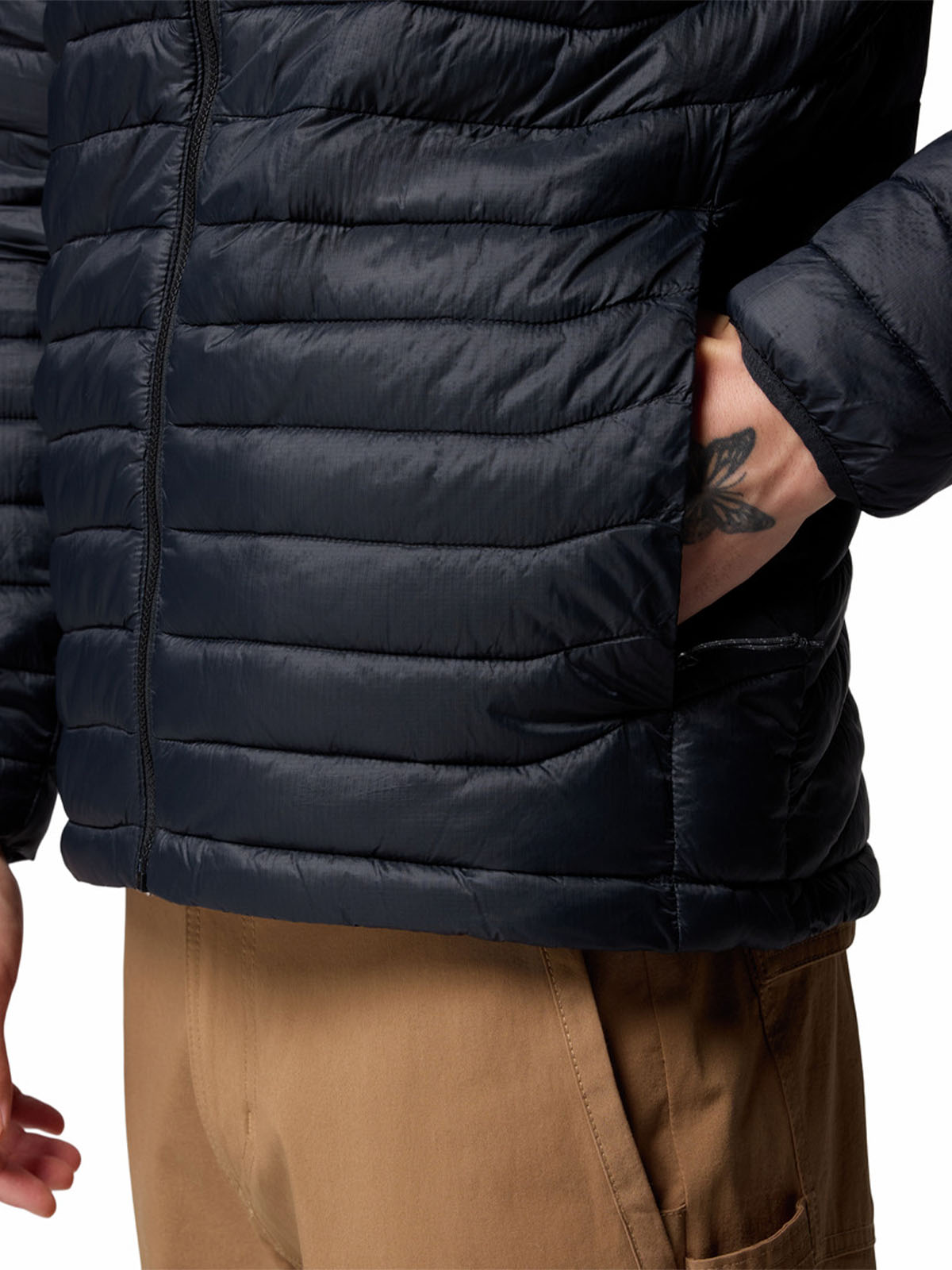 Campera Powder Pass Hooded Omni-Shield Negro