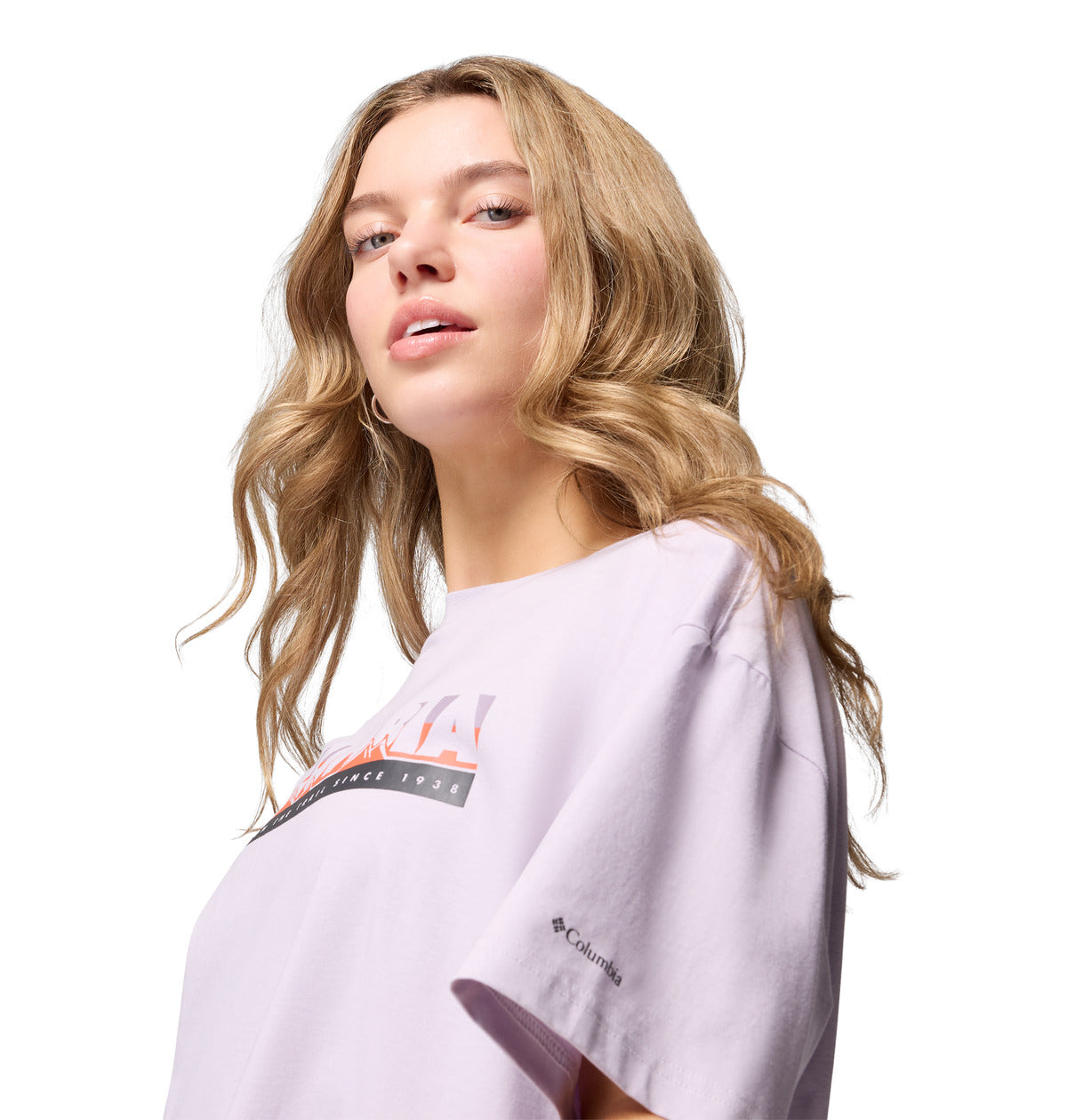 Remera Rolling Bend Graphic  Lila
