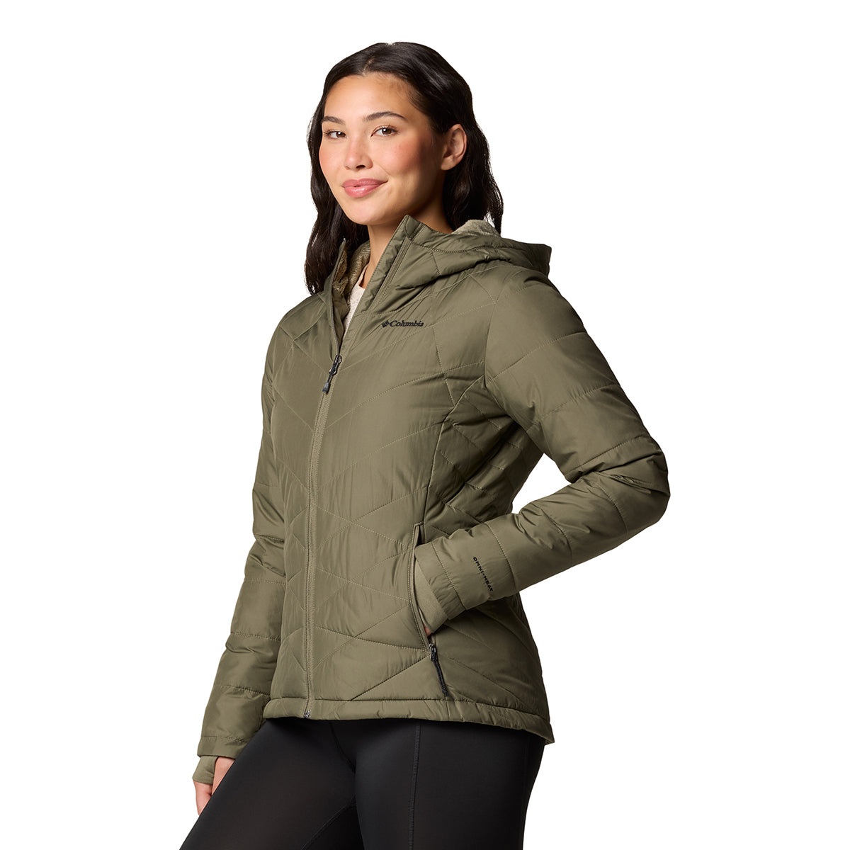 Campera Heavenly Hdd Jacket Omni-Heat Verde
