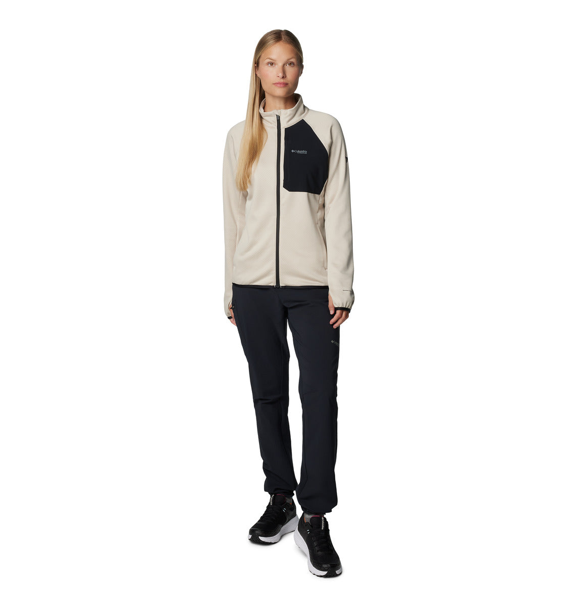 Campera Triple Canyon Grid Omni-Wick Gris