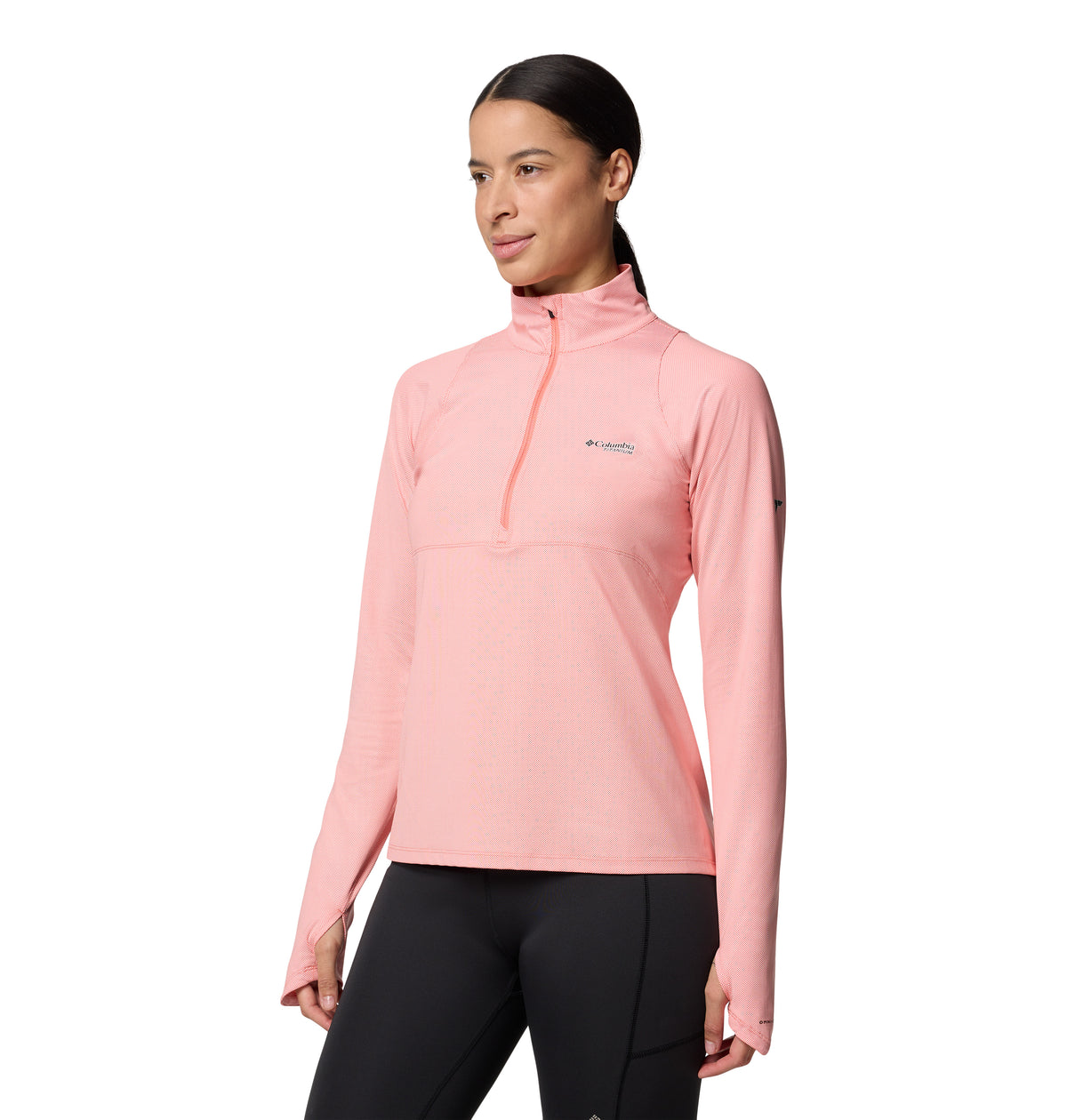 Remera Manga Larga Summit Valley Ls Hz Omni-Freeze Rosado