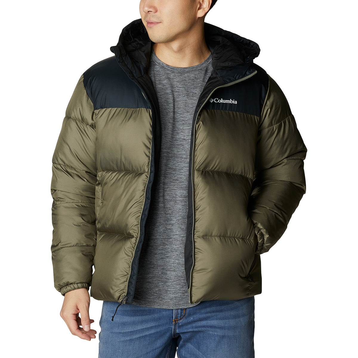 Campera Puffect Ii Hooded Jk Omni-Shield Verde