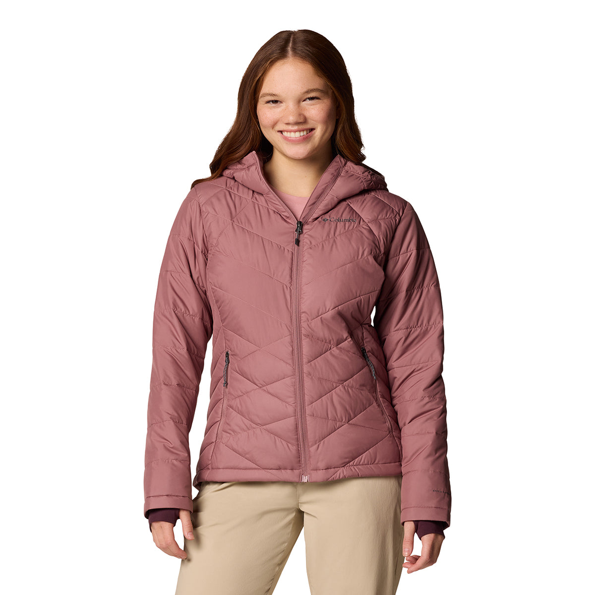 Campera Heavenly Hdd Jacket Omni-Heat Rosado