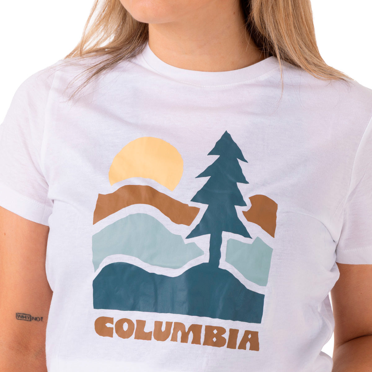 Remera Ruby Springs Graphic  Blanco