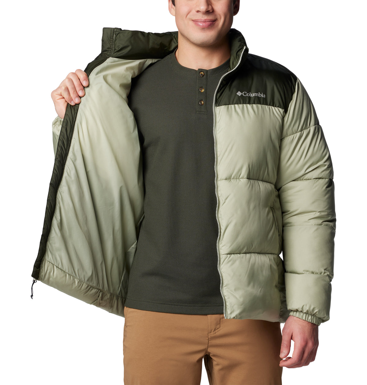 Campera Puffect Iii Jacket Omni-Shield Verde