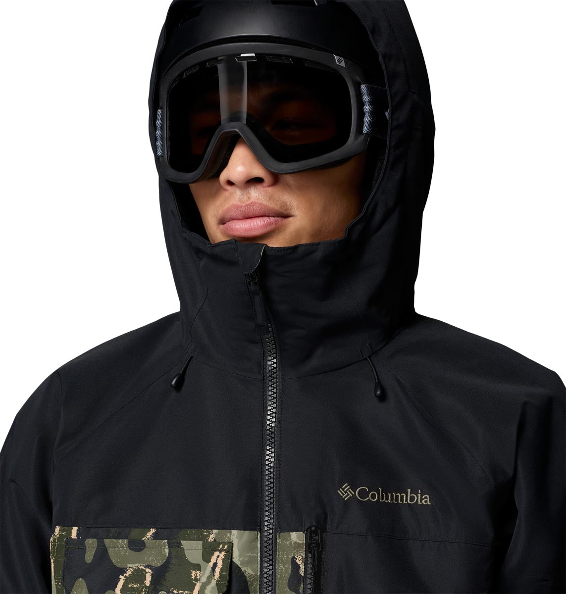 Campera Coreshot Printed Jkt Omni-Tech Verde
