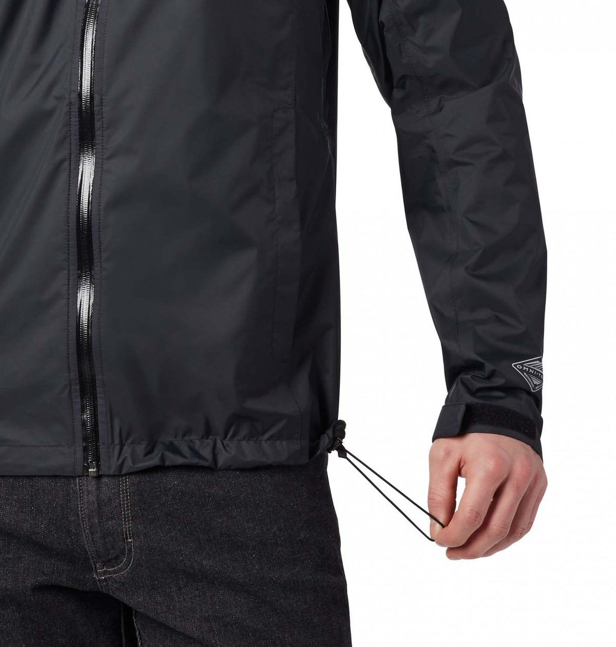 Impermeable Evapouration Jacket Trail Negro