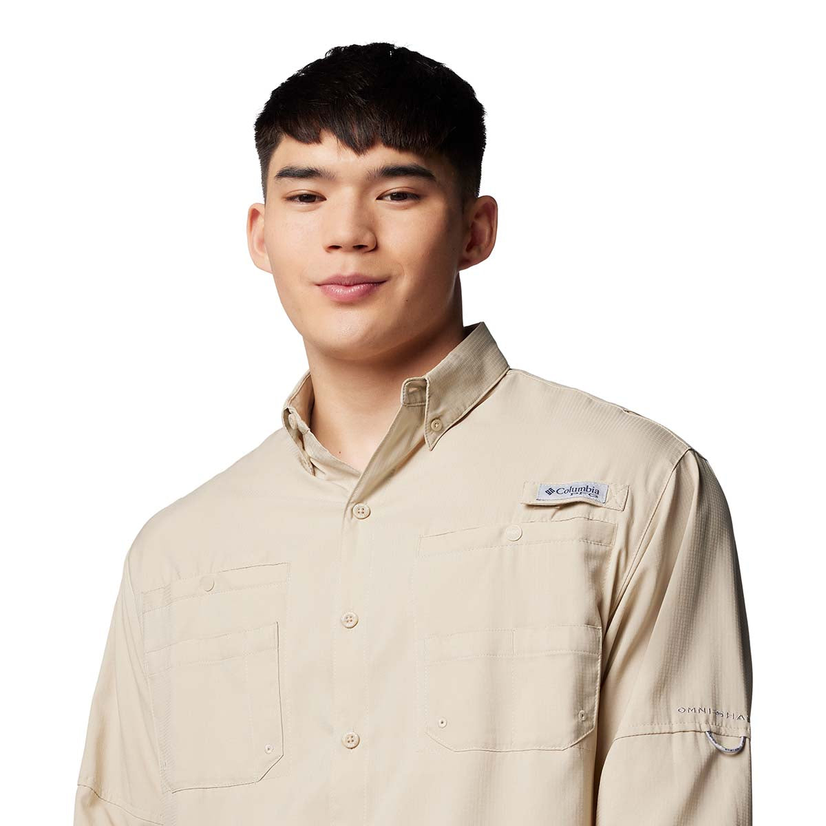 Camisa Manga Larga Tamiami Ii L/S Shirt Omni-Shade Beige