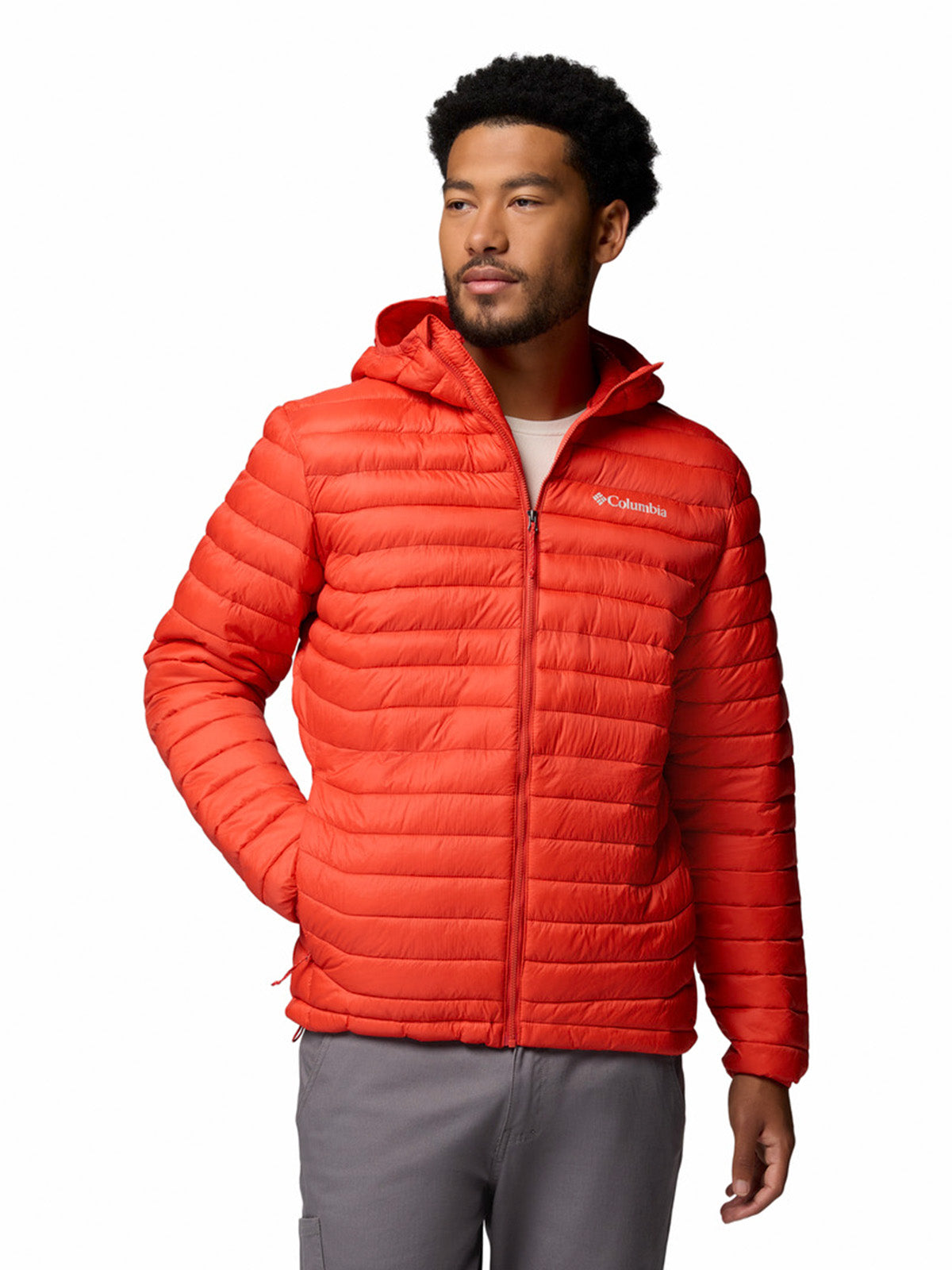 Campera Powder Pass Hooded Omni-Shield Rojo
