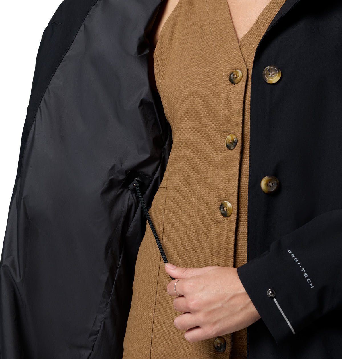 Impermeable Amaze Trench Rain Negro