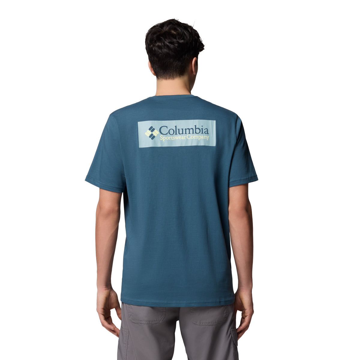 Remera North Cascades Ss Te  Azul