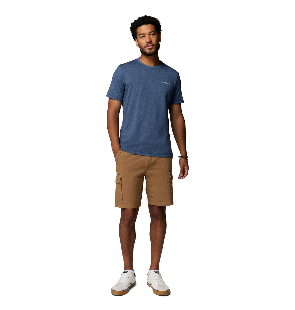 Remera Parsons Point S Back Omni-Shade Azul Marino