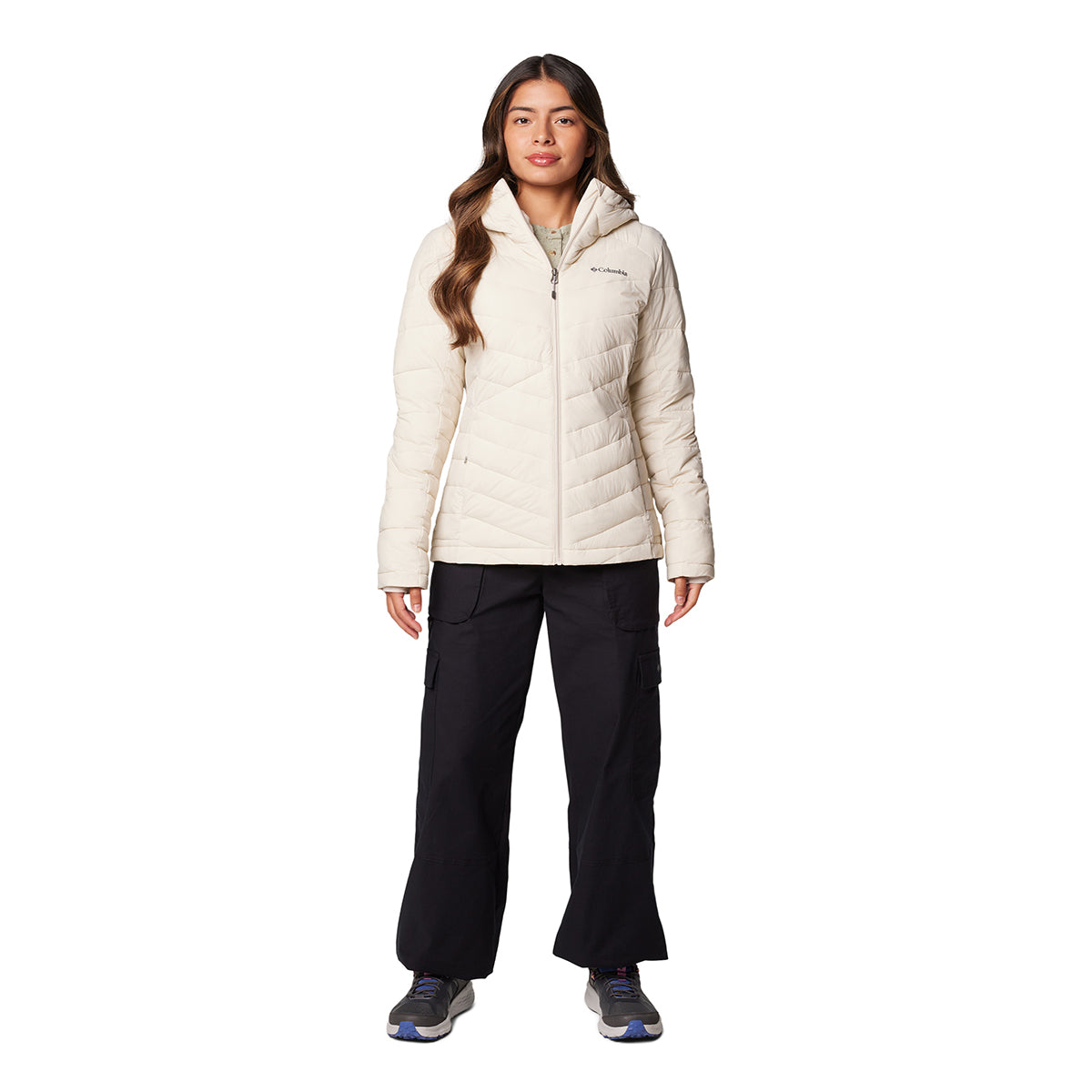 Campera Joy Peak Ii Hooded Omni-Heat Gris