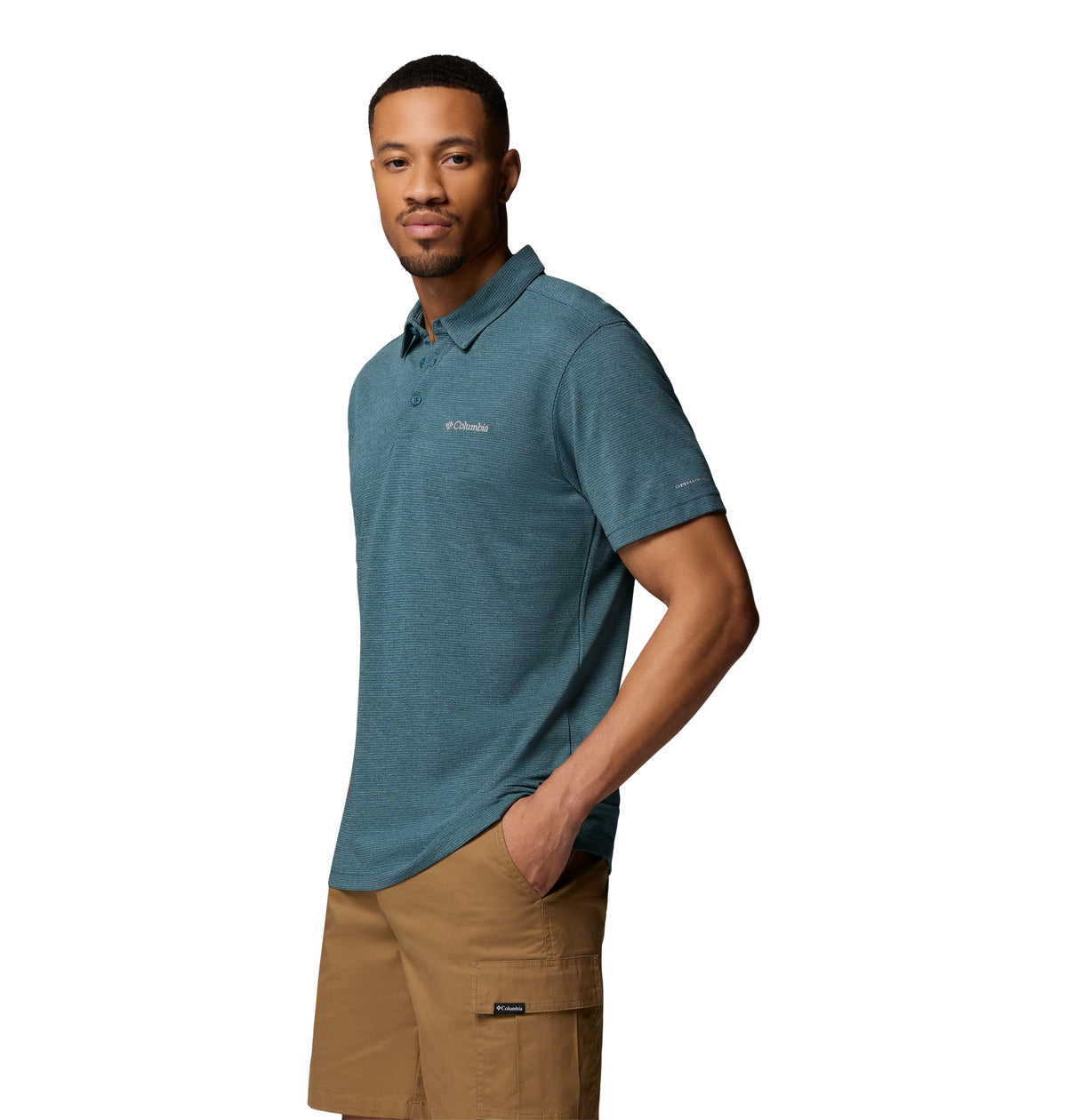 Remera Havercamp Pique Polo Omni-Wick Azul