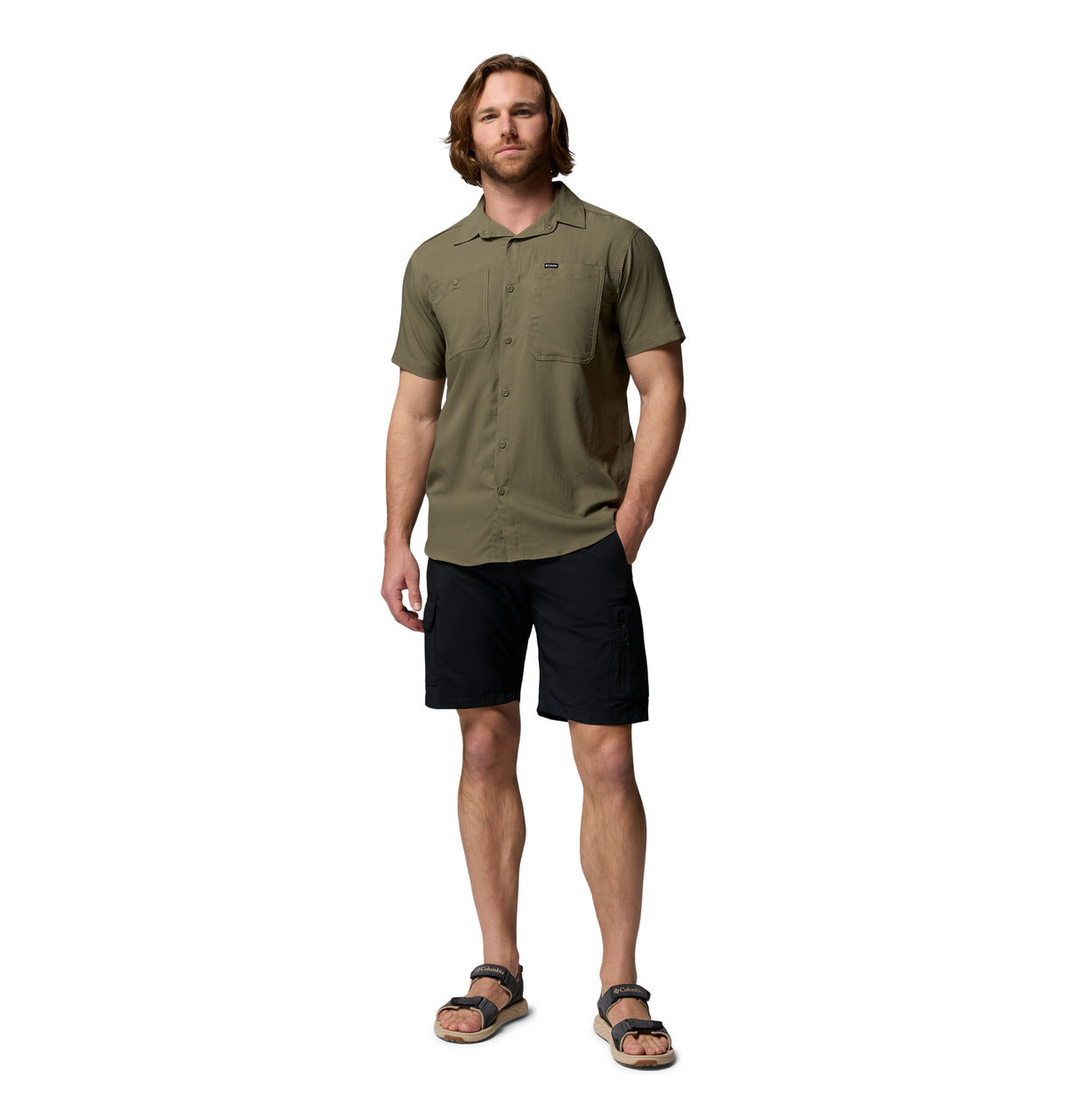 Remera Silver Ridge Ii Ss Omni-Shade Verde