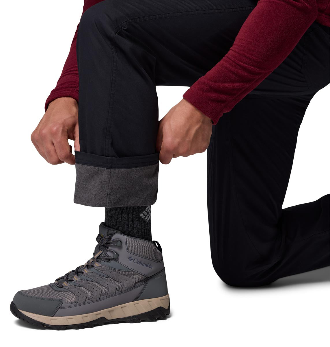 Pantalón Rapid Rivers Fleece Omni-Shade Negro