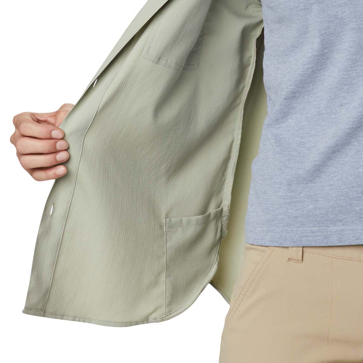 Camisa Manga Larga Silver Ridge Utility  Verde