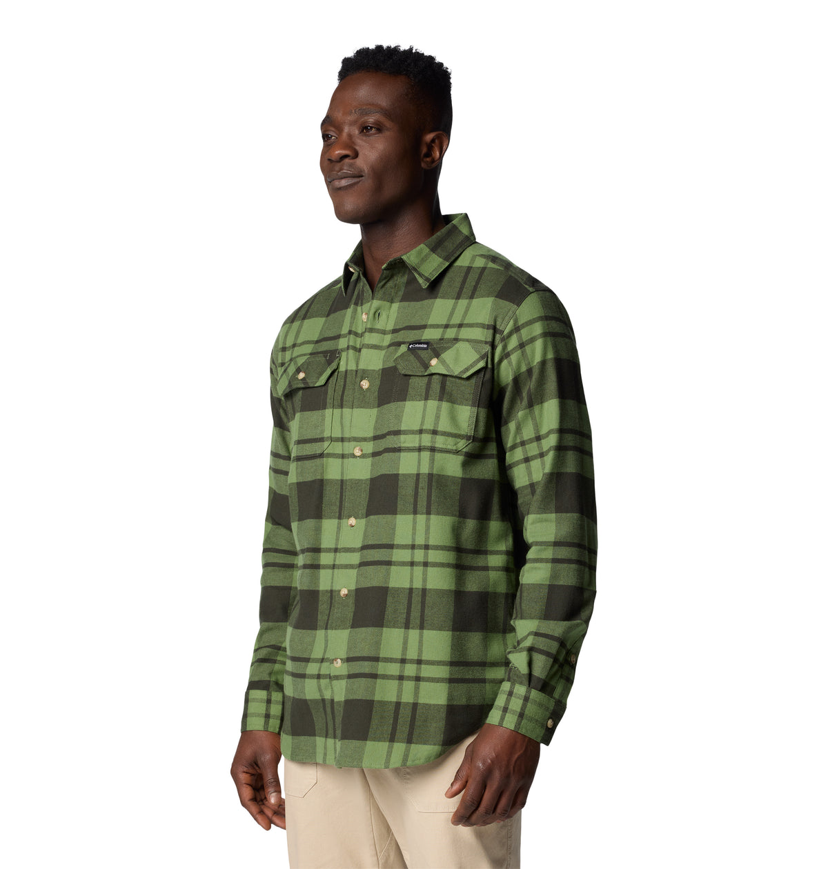 Camisa Manga Larga Flare Gun Stretch  Verde
