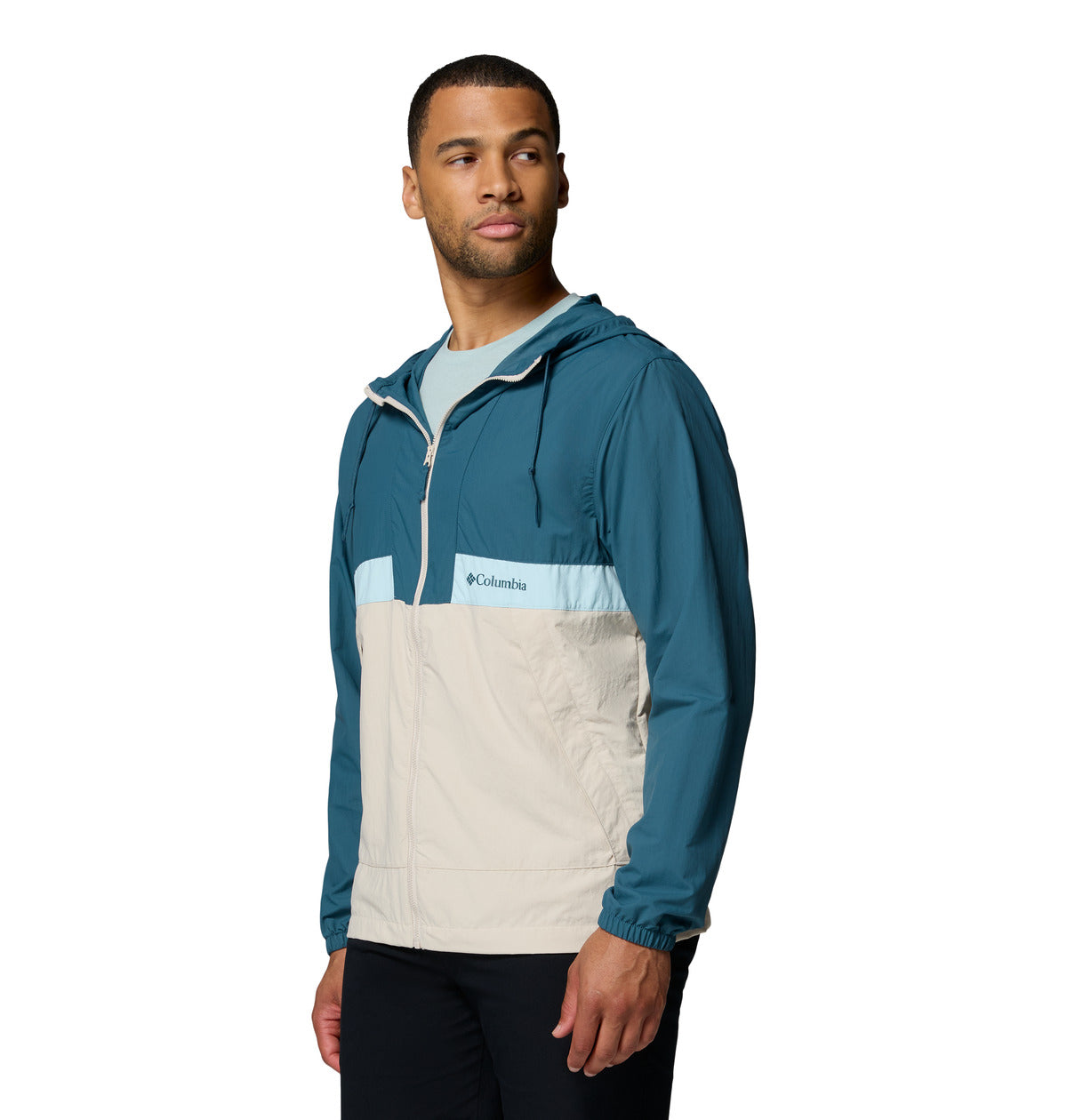 Cortaviento Spire Valley Hooded Omni-Shade Azul