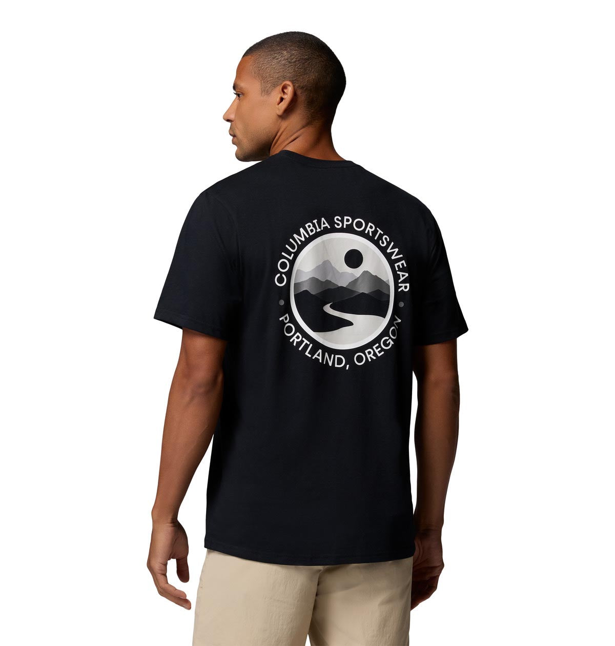Remera Csc Outdoor Back  Negro