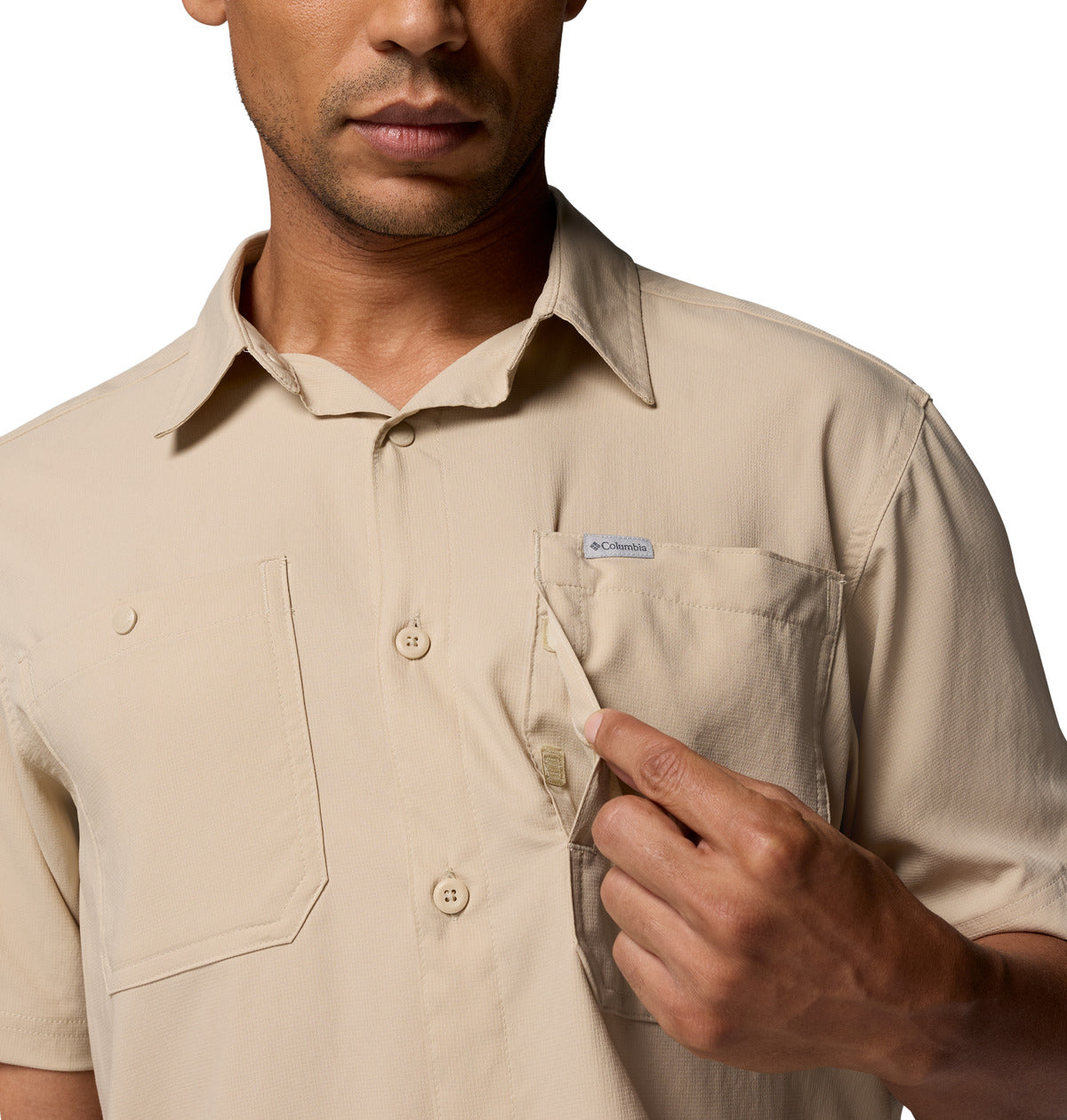 Remera Silver Ridge Ii Ss Omni-Shade Beige