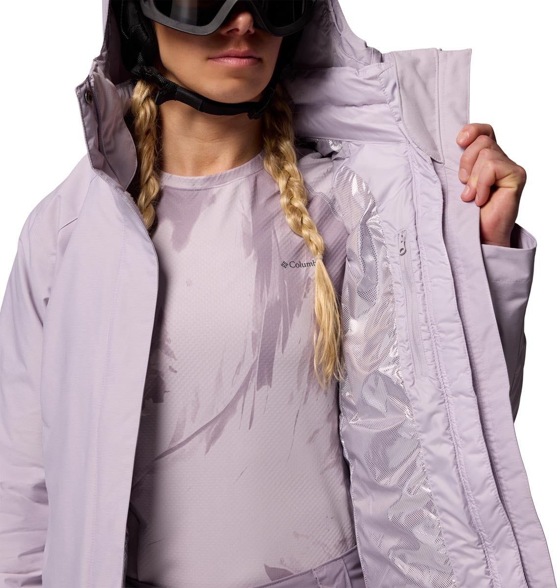 Campera Whirlibird V Jacket Omni-Tech Lila