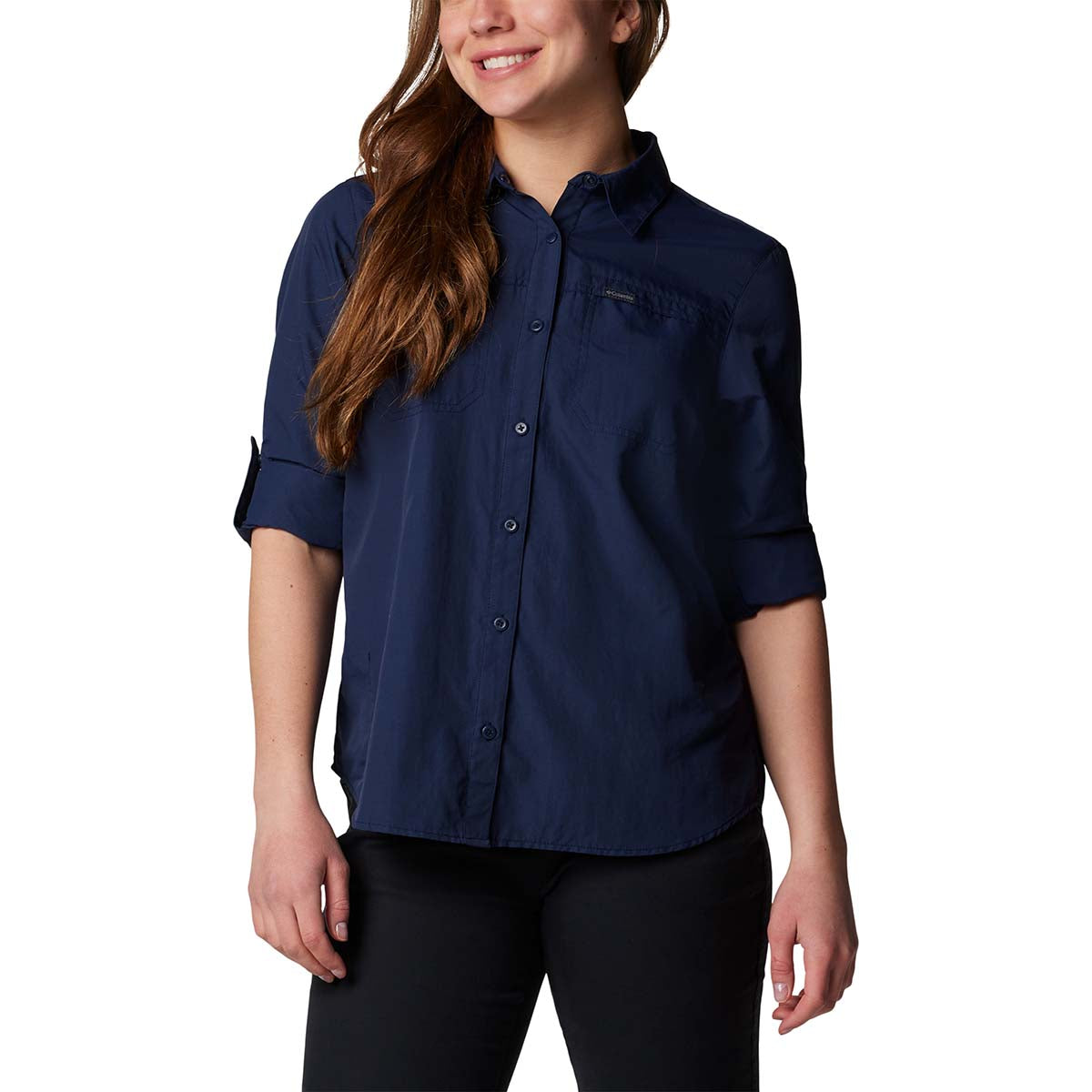 Camisa Manga Larga Silver Ridge 3.0 Ls Omni-Shade Azul Marino