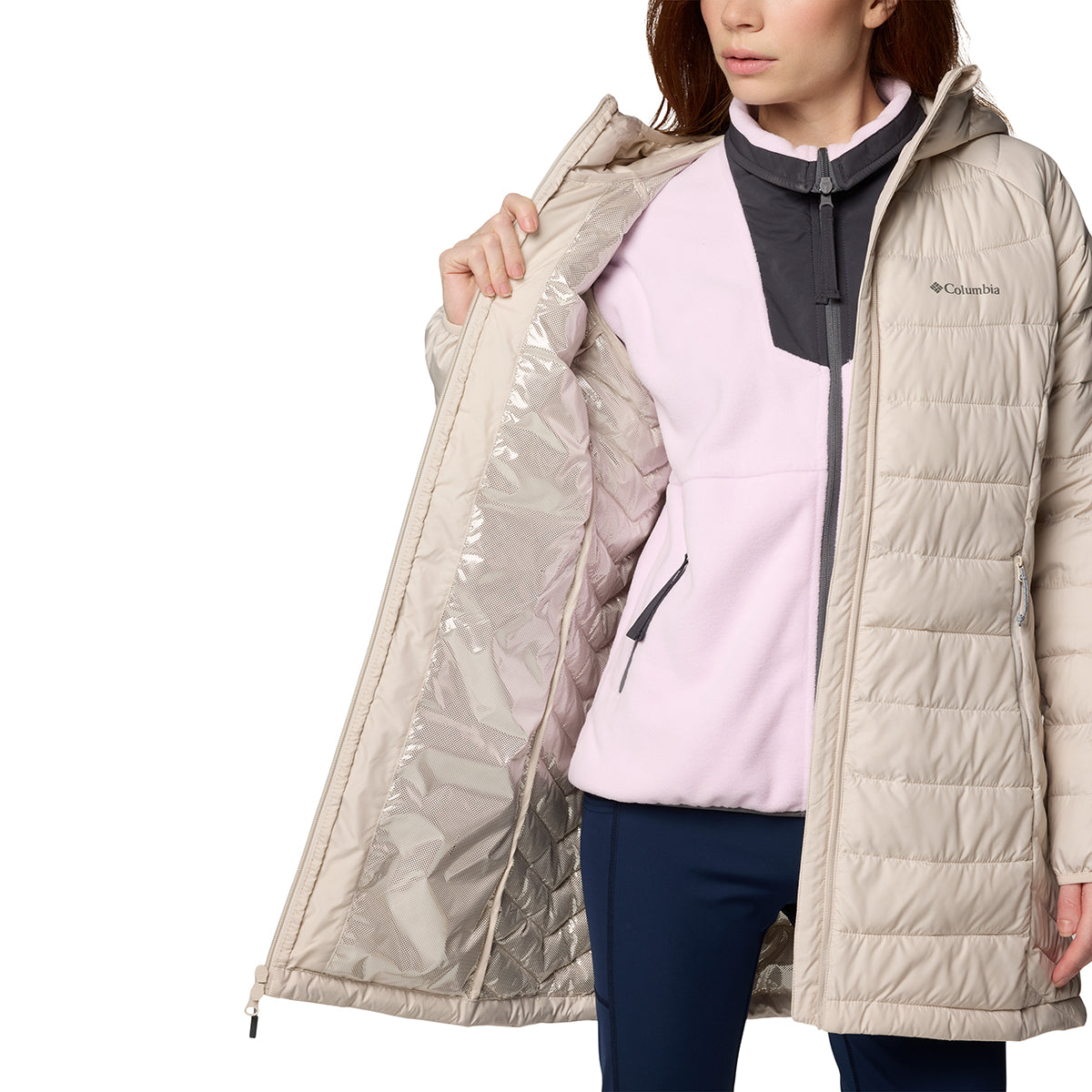 Campera Powder Lite Ii Mid Omni-Shield Gris