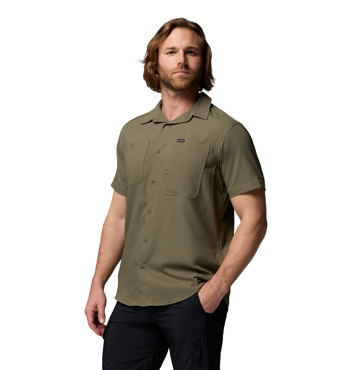Remera Silver Ridge Ii Ss Omni-Shade Verde