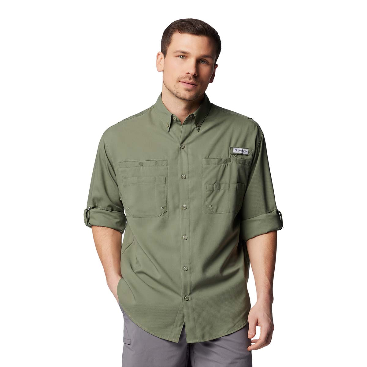 Camisa Manga Larga Tamiami Ii L/S Shirt Omni-Shade Verde