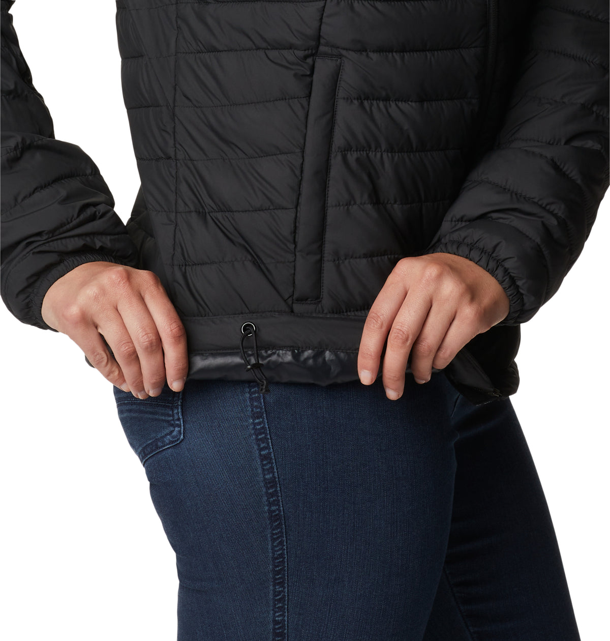 Campera Silver Falls Ii Hood Omni-Shield Negro