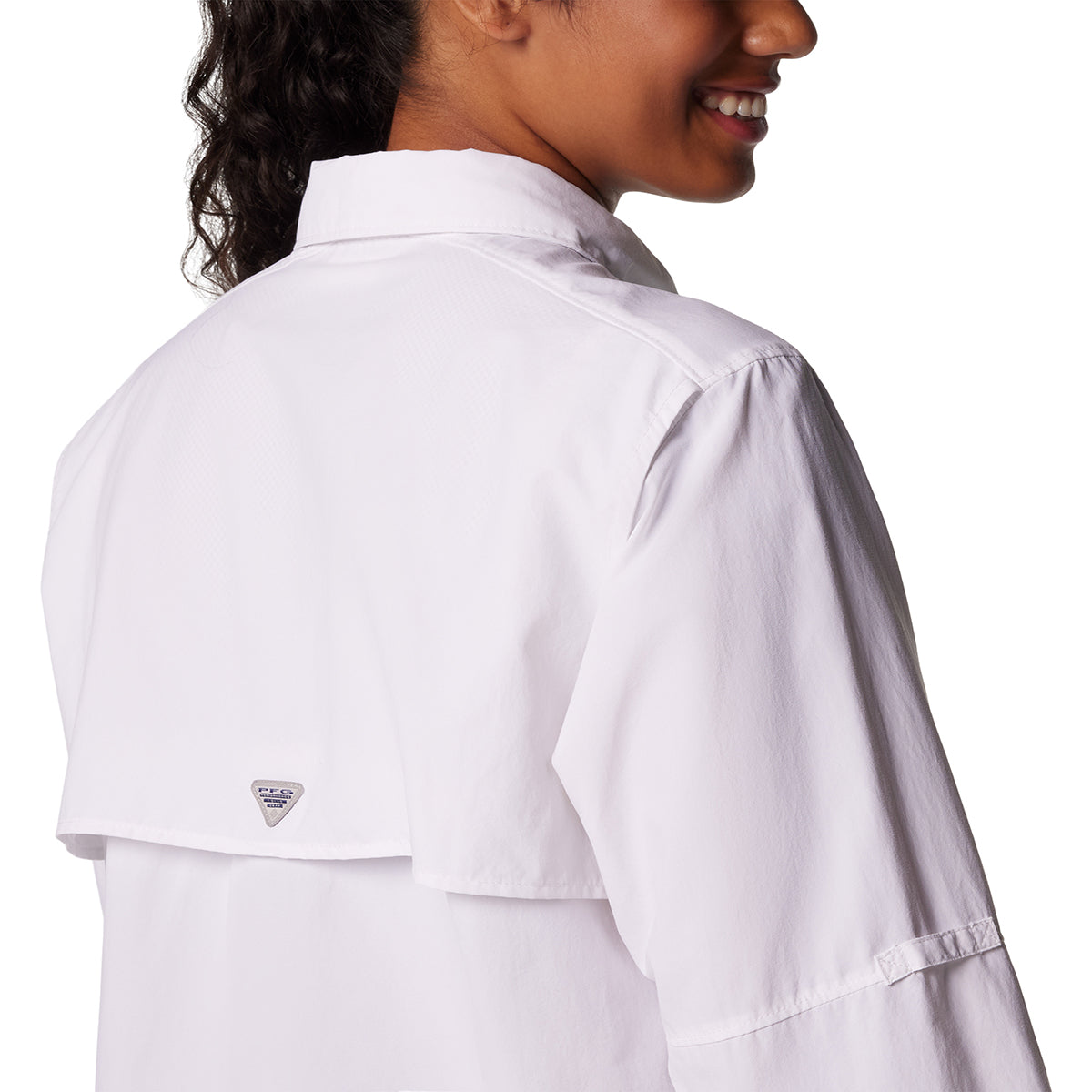 Camisa Manga Larga Womens Bahama Ii Ls Omni-Shade Blanco