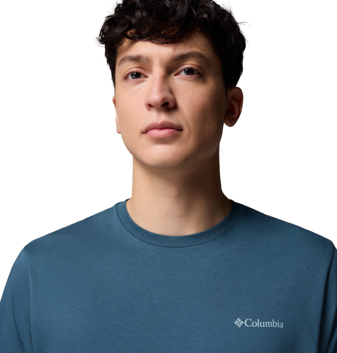 Remera North Cascades Ss Te  Azul