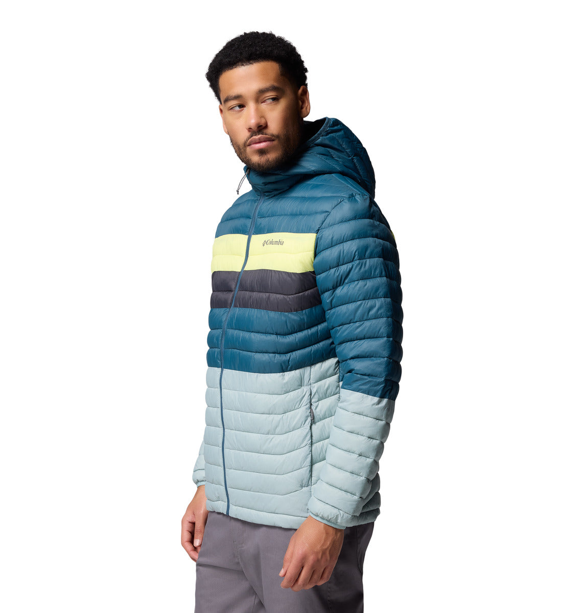 Campera Powder Pass Hooded Omni-Shield Azul