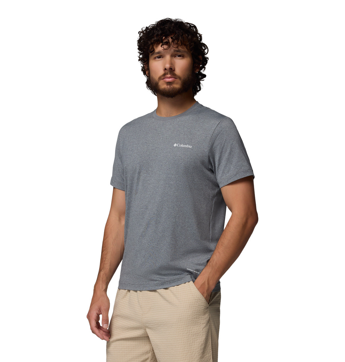 Remera Parsons Point Ss Omni-Shade Gris