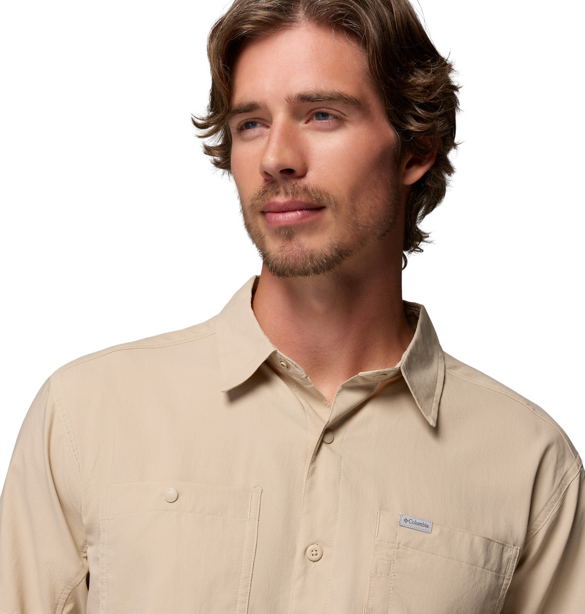 Remera Silver Ridge Utility Omni-Shade Beige
