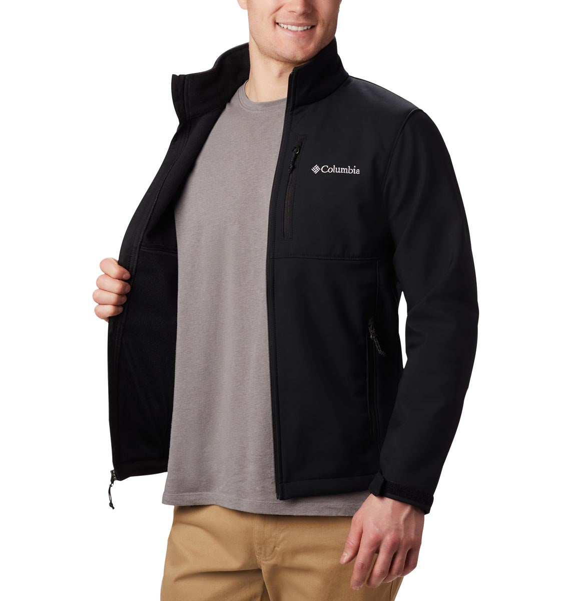 Cortaviento Ascender Softshell Omni-Shield Negro