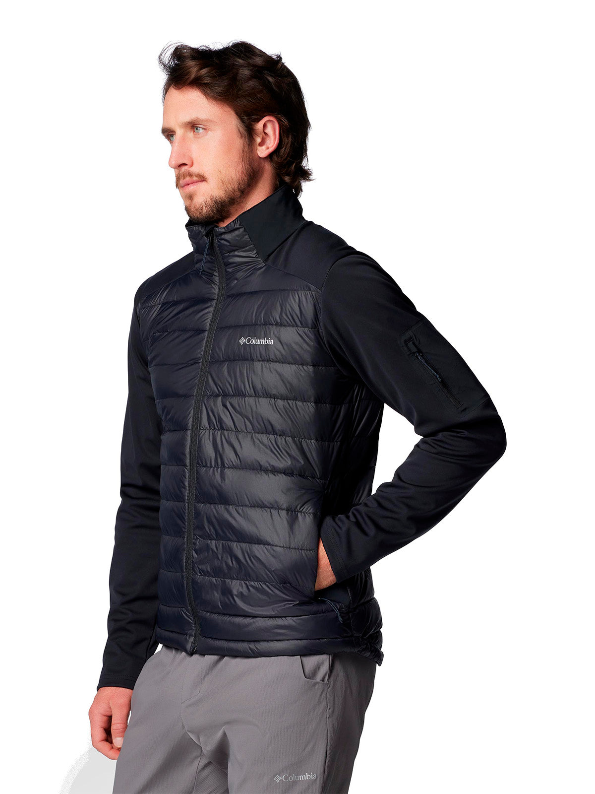 Chaqueta Columbia Tech Softsh Omni-Shield Negro