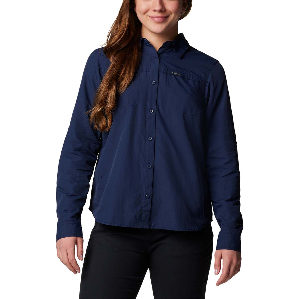 Camisa Manga Larga Silver Ridge 3.0 Ls Omni-Shade Azul Marino