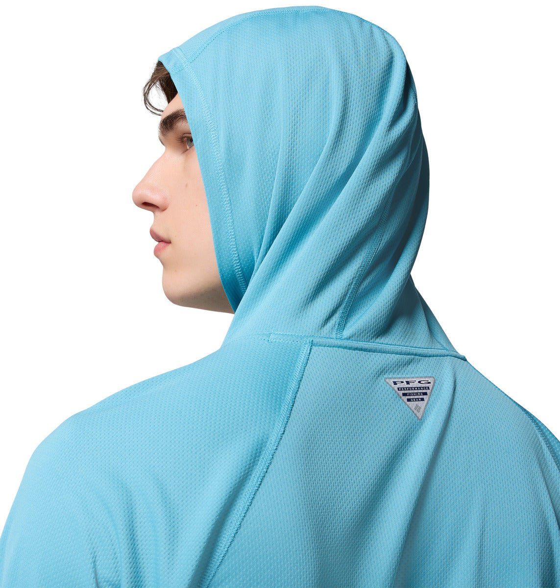 Remera Pfg Solar Stream Hoo Omni-Shade Azul