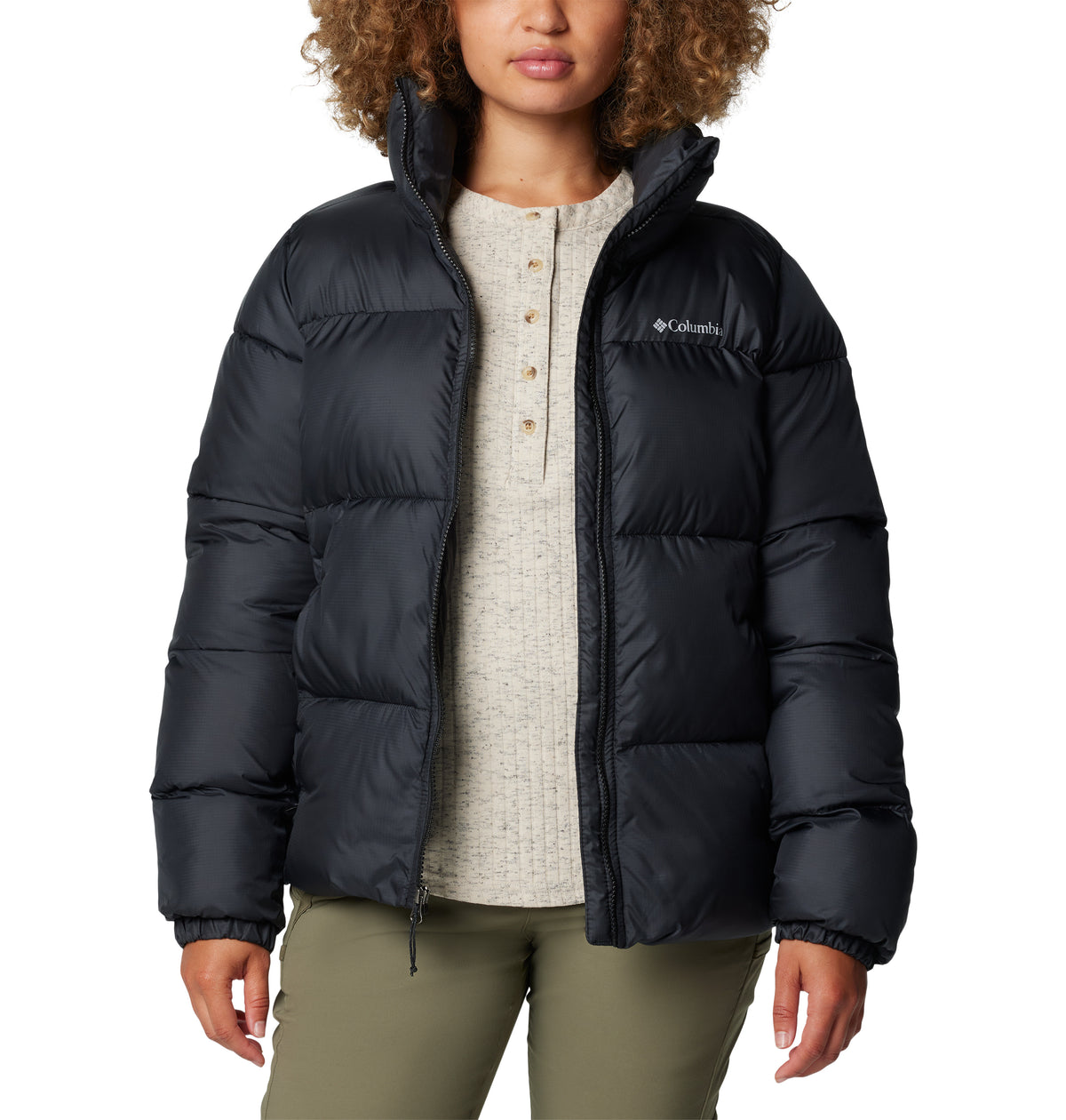 Campera Puffect Ii Full Zip Omni-Shield Negro