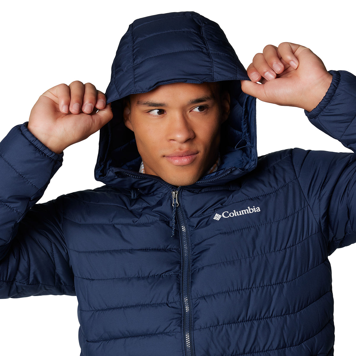 Campera Powder Lite Ii Omni-Heat Azul Marino
