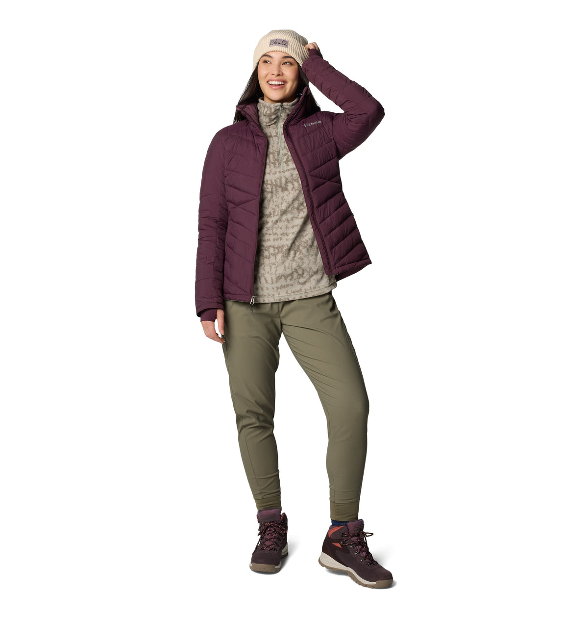 Campera Joy Peak Ii Full Zip Omni-Heat Azul