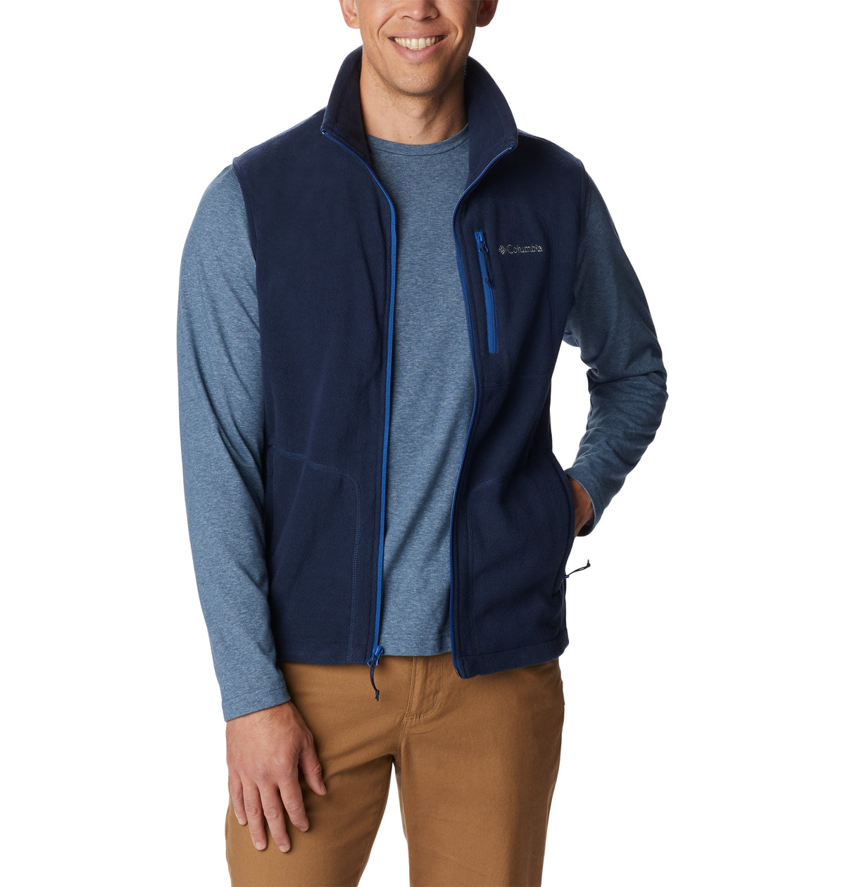Chaleco Fast Trek Flc Vst  Azul Marino