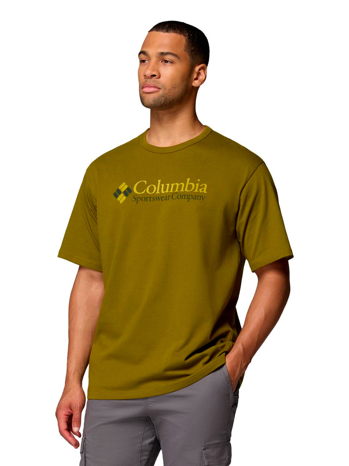 Remera Csc Heavyweight Logo Omni-Shade Verde