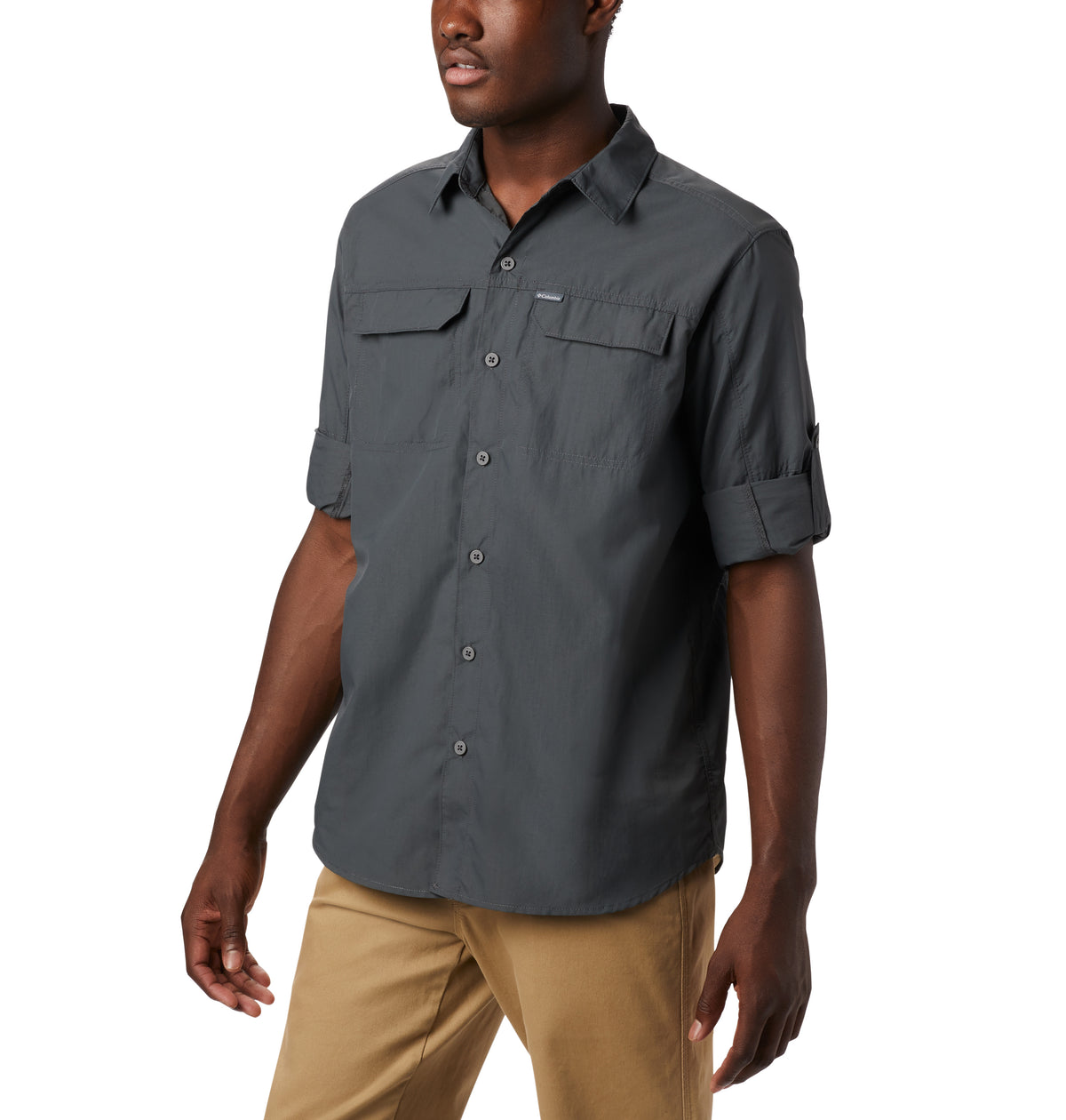 Camisa Manga Larga Silver Ridge 2 Long Omni-Shade Gris