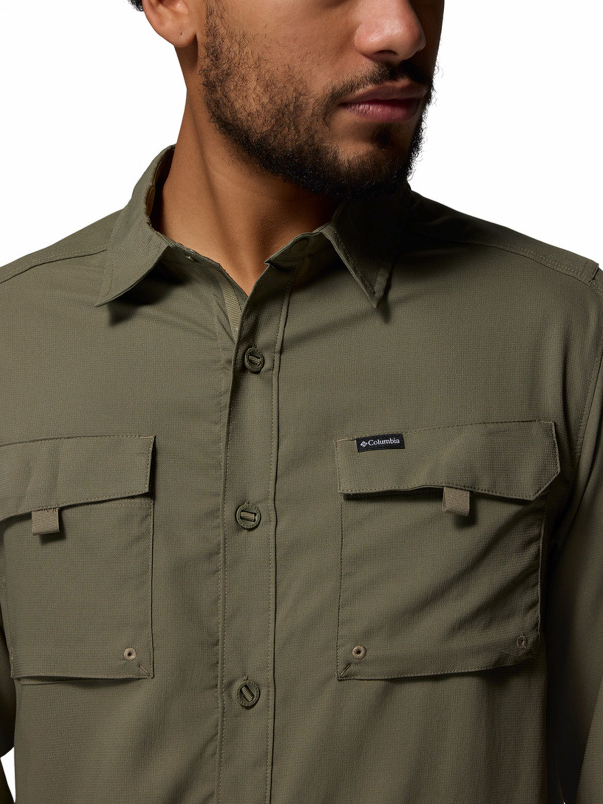 Camisa Manga Larga Silver Ridge Utility Omni-Shade Verde
