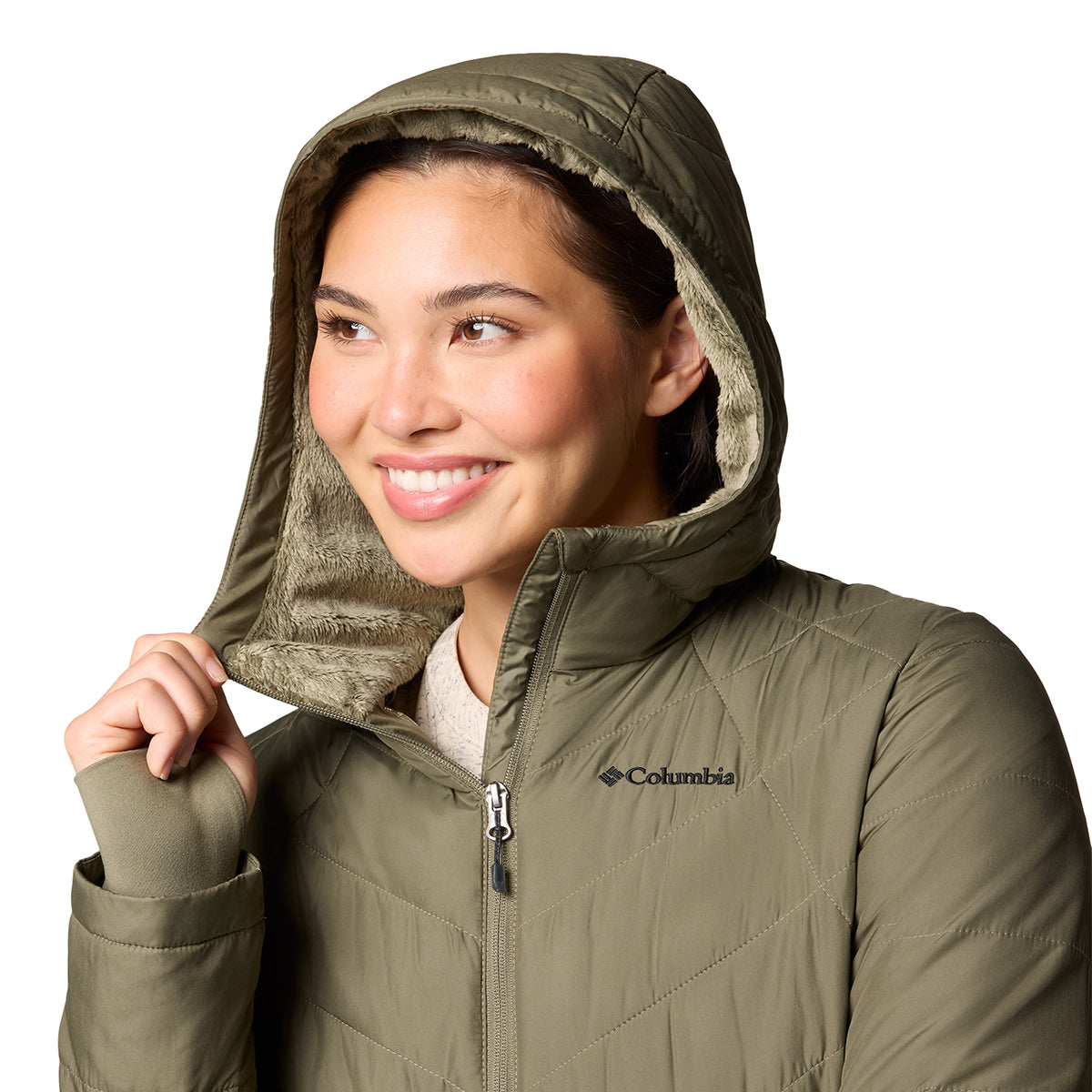 Campera Heavenly Hdd Jacket Omni-Heat Verde