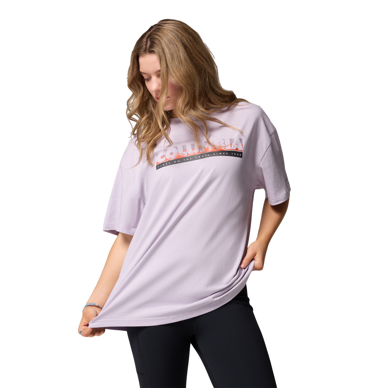 Remera Rolling Bend Graphic  Lila